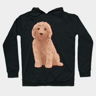 Cute Golden Doodle art Hoodie